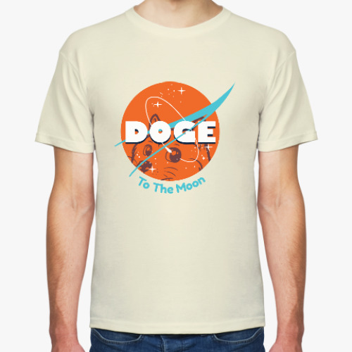 Футболка с принтом Doge To The Moon