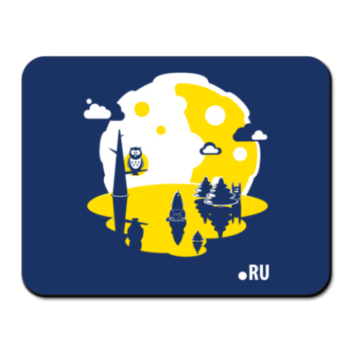 Коврик для мыши с принтом Сыр для мышки