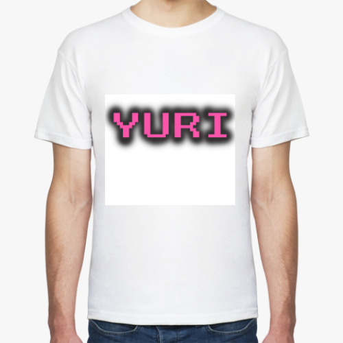 Футболка с принтом yuri