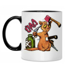 Кружка двухцветная