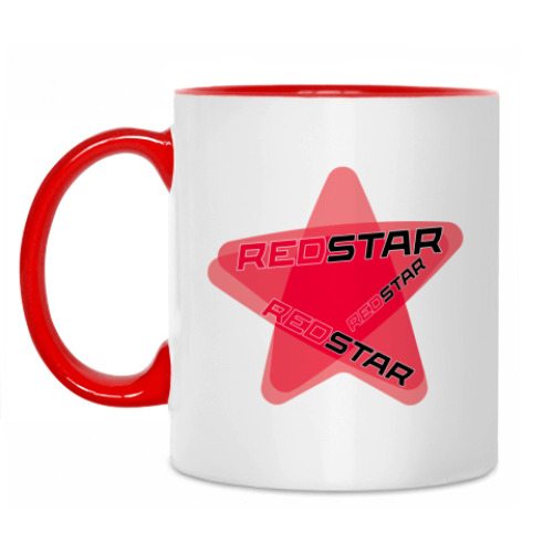 Кружка с принтом Красная звезда