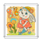 Зайка с бабочкой