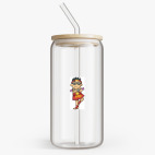 Банка с бамбуковой крышкой