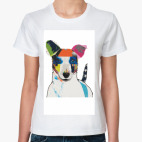 Классическая женская футболка Dog