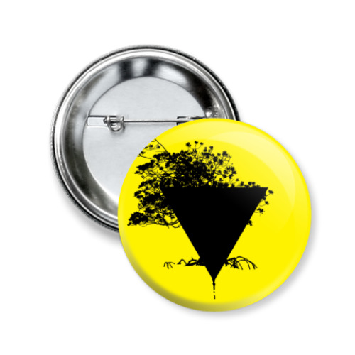 Значок 50мм с принтом 'Triangle'