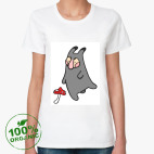 Женская футболка органик