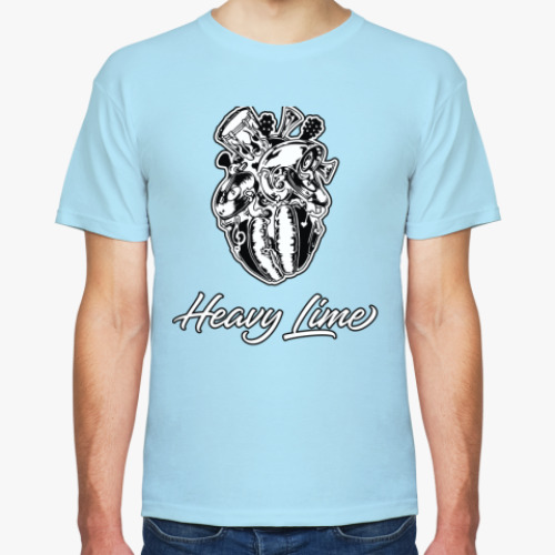 Футболка с принтом Heavy Lime