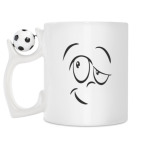 Кружка с футбольным мячиком