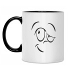 Кружка двухцветная