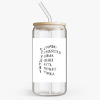 Банка с бамбуковой крышкой