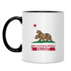 Кружка двухцветная