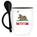 Кружка с ложкой