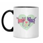 Кружка двухцветная