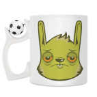 Кружка с футбольным мячиком