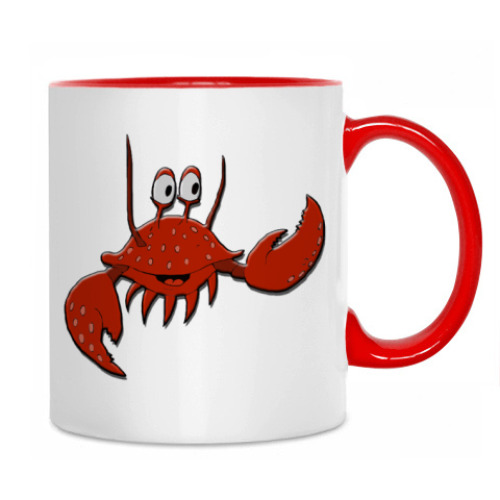 Кружка с принтом Краб