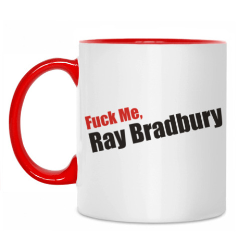 Кружка с принтом Ray Bradbury