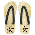 Шлёпанцы Иероглиф женщина