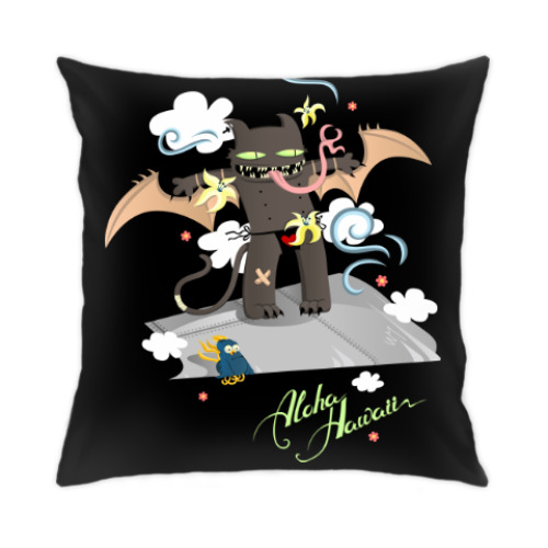 Подушка с принтом На Гавайи