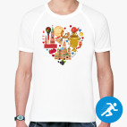 Мужская спортивная футболка