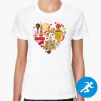 Женская спортивная футболка