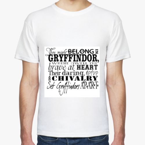 Футболка с принтом Gryffindor