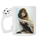 Кружка с футбольным мячиком