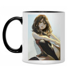 Кружка двухцветная