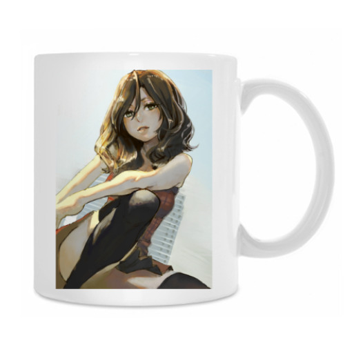 Кружка с принтом Anime art