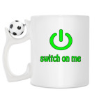 Кружка с футбольным мячиком