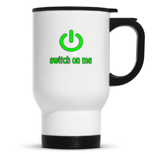 Кружка-термос с принтом Switch on me