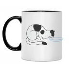 Кружка двухцветная