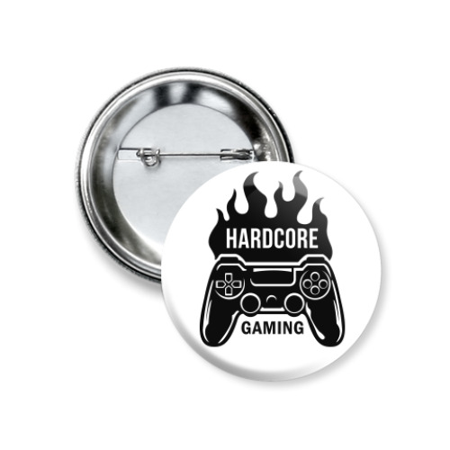 Значок 37мм с принтом игры (games)