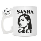 Кружка с футбольным мячиком