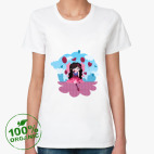 Женская футболка органик