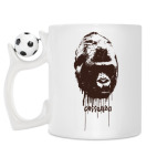 Кружка с футбольным мячиком