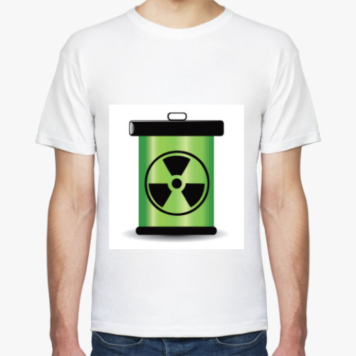 Футболка с принтом радиация