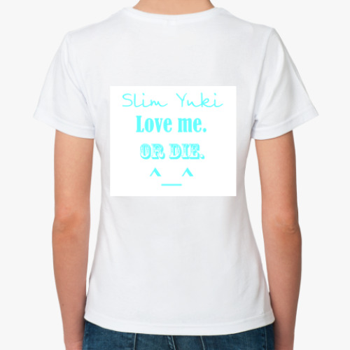 Классическая футболка с принтом Слимко