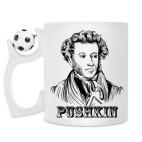 Кружка с футбольным мячиком