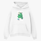 Толстовка худи оверсайз