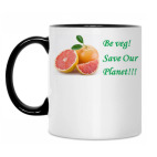 Кружка двухцветная