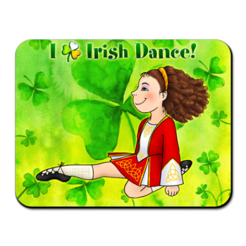 Коврик для мыши с принтом Irish Dance