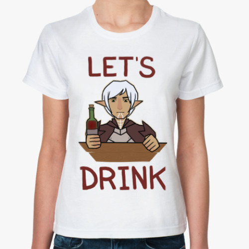 Классическая футболка с принтом Fenris Alco-men