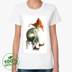 Женская футболка органик