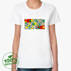 Женская футболка органик