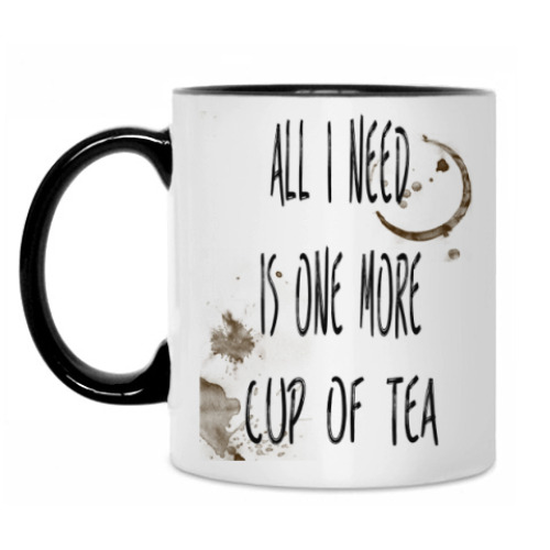 Кружка с принтом Чашка чая