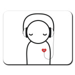 No music - no life mousepad