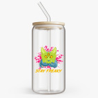 Банка с бамбуковой крышкой