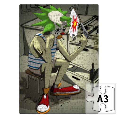 Пазл с принтом  'Клоун'