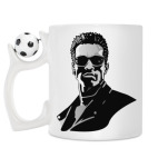 Кружка с футбольным мячиком