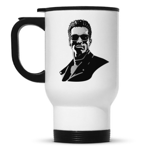 Кружка-термос с принтом Терминатор